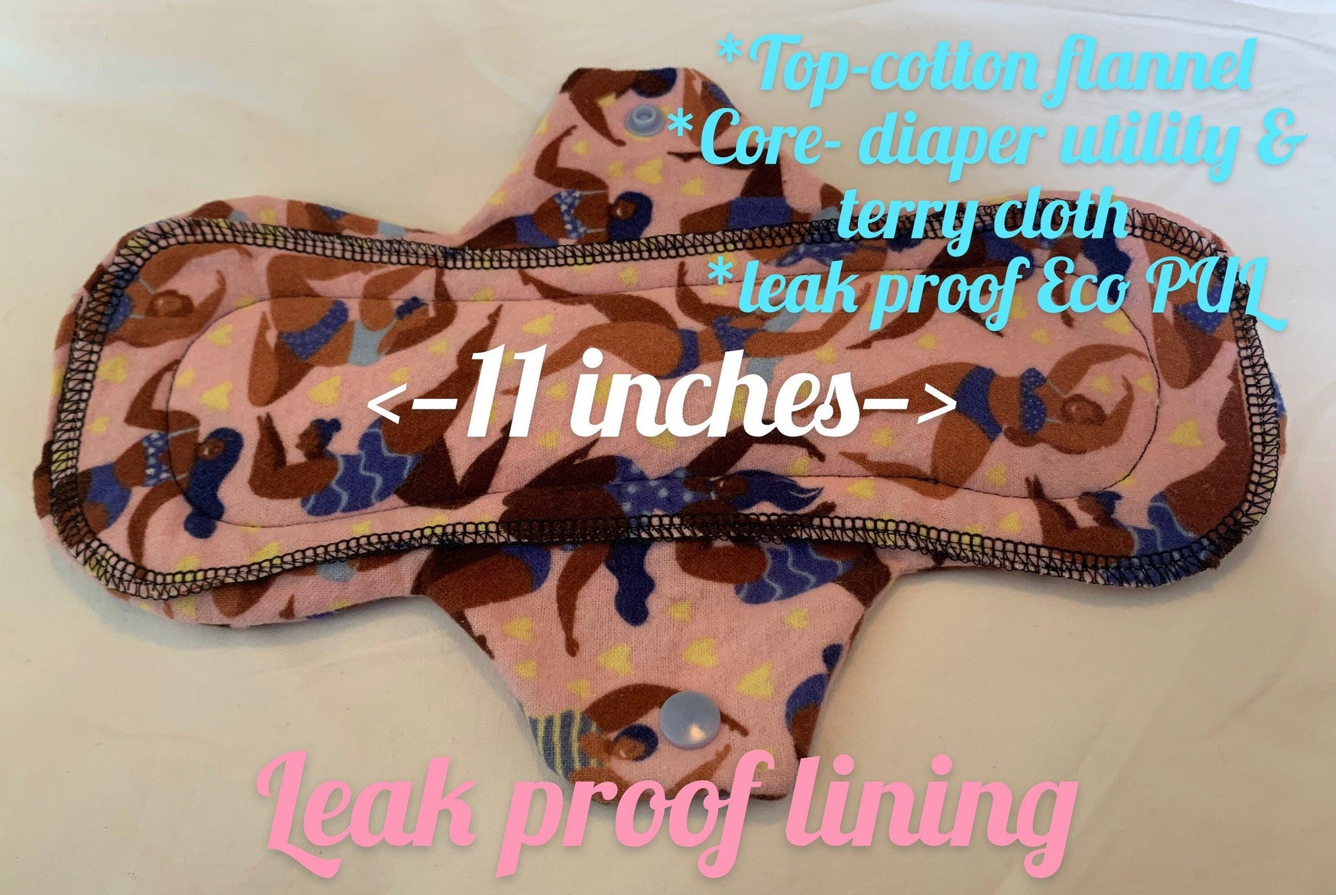 Overnight heavy flow reusable menstrual and incontinence pads - Earth Friendly Options