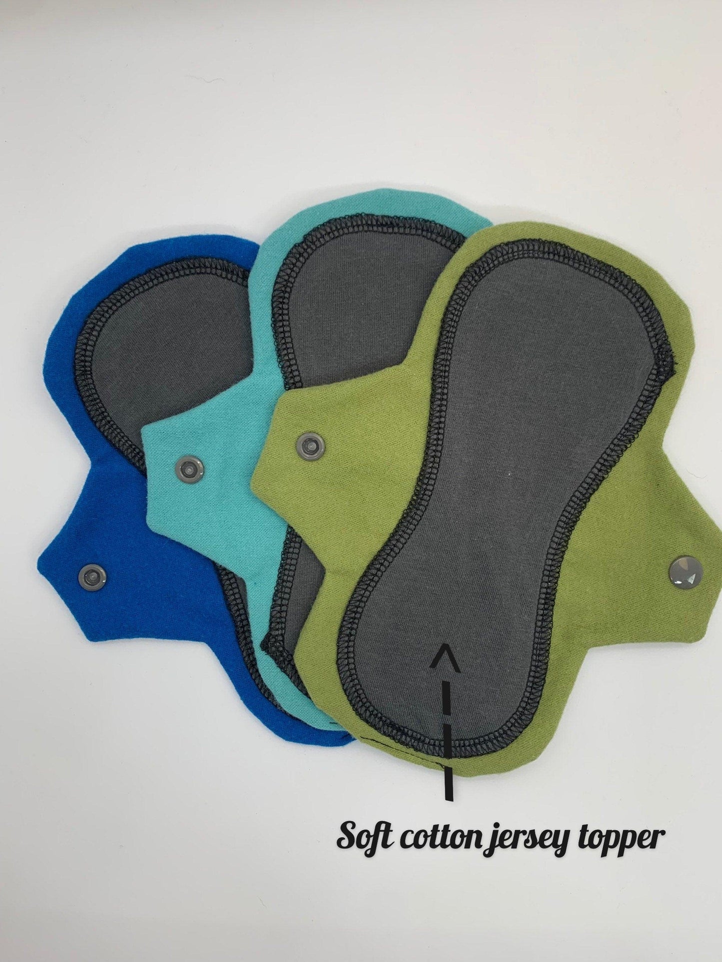 Washable cotton panty liners set of 3 - Earth Friendly Options